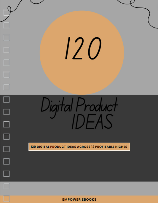 120 Digital Product Ideas